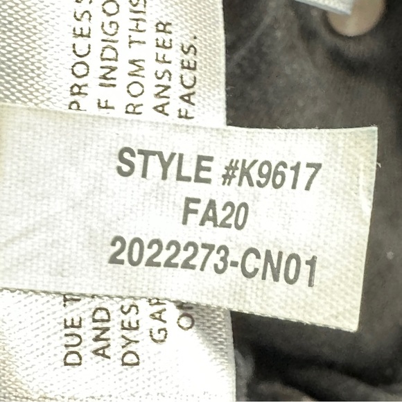 J. Crew dark wash jeans, style 484,W31/L32, slim fit, below waist - Picture 14 of 15